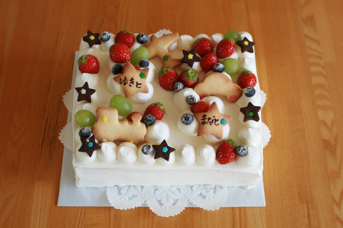 お宮参りケーキ