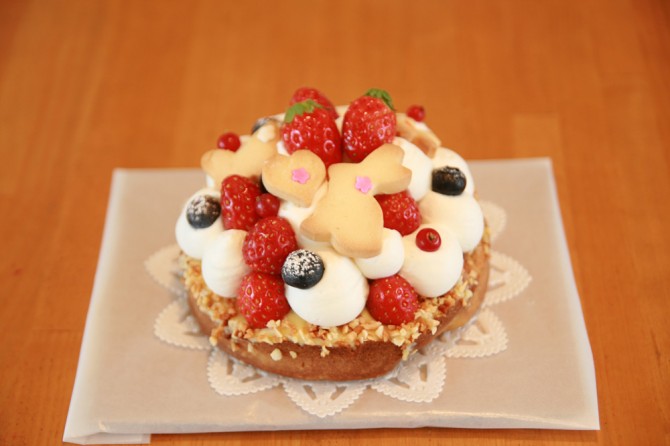 プレゼントのケーキ