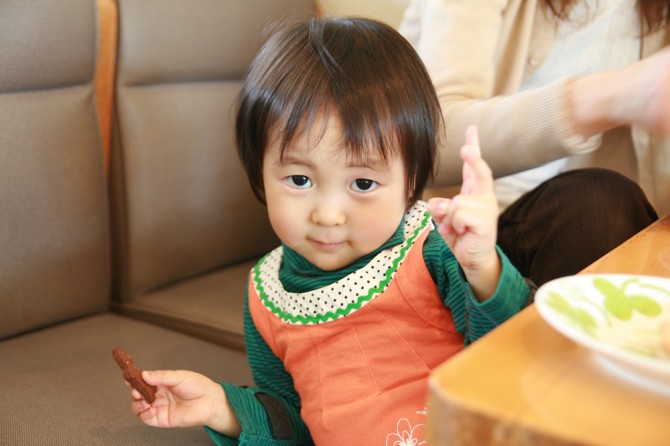 かわいいお客様