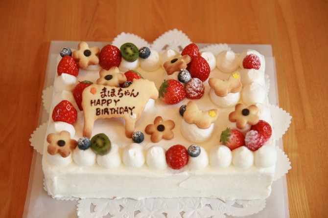 バースデーケーキ”まほちゃん”