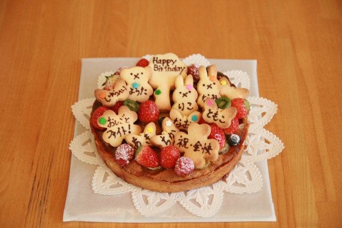 お楽しみ会のケーキ