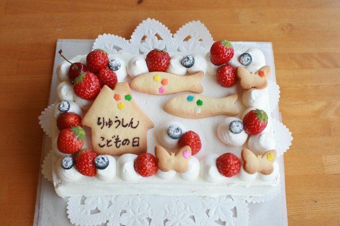 こどもの日のケーキ