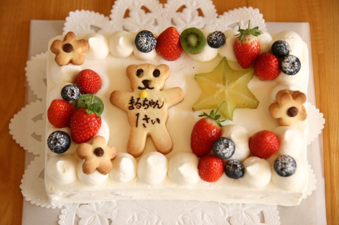 バースデーケーキ　まるちゃん