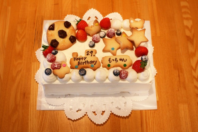 バースデーケーキ　汽車