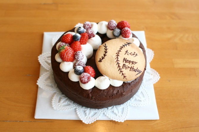 バースデーケーキ野球