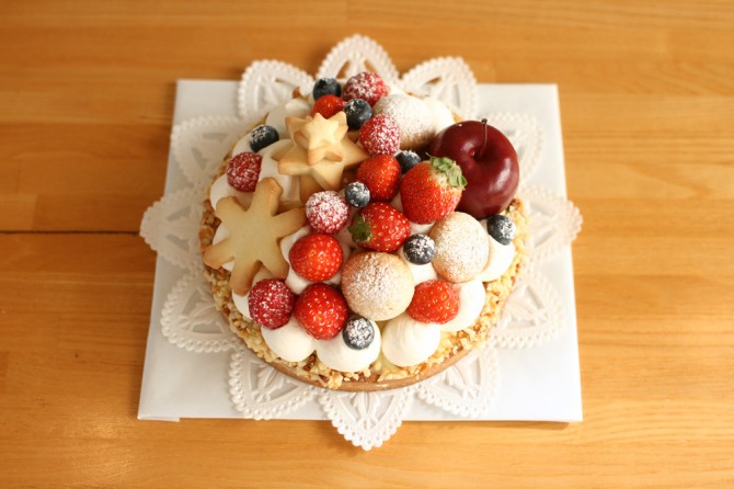 ちょっとはやいクリスマスケーキ