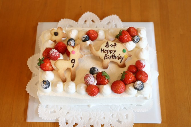 バースデーケーキ