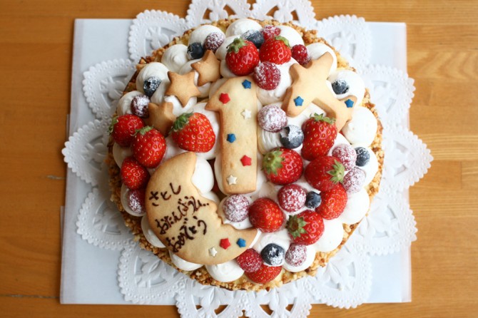 バースデーケーキ１さい