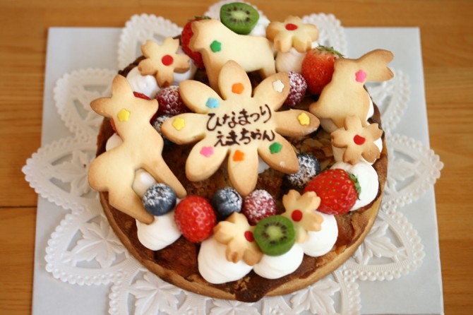 ひな祭りのケーキ