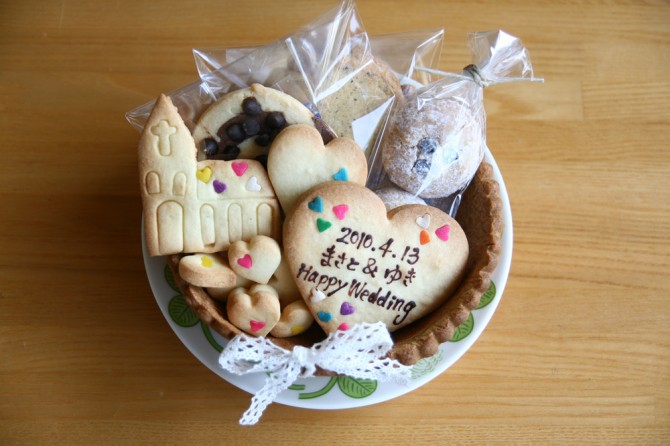 お手紙クッキー<br>ウエディング