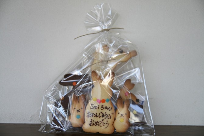 メッセージクッキー<br>うさぎ