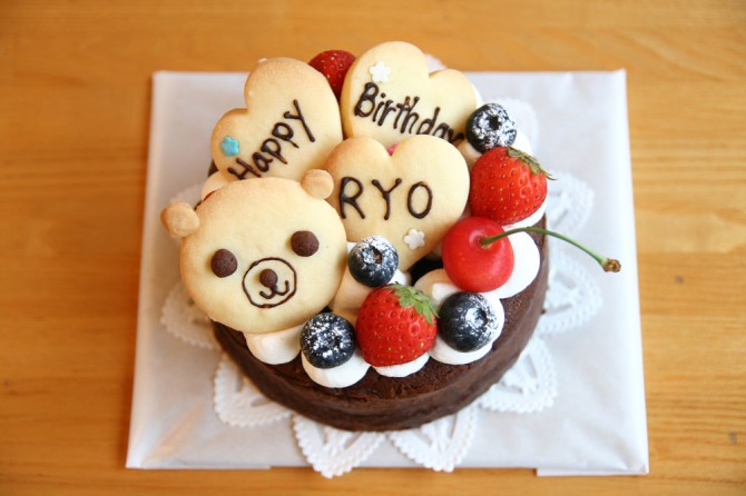 バースデーケーキ<br>くま