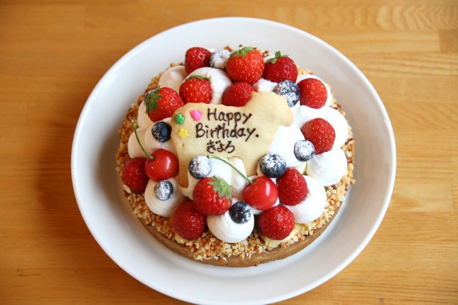 バースデーケーキ<br>タルト