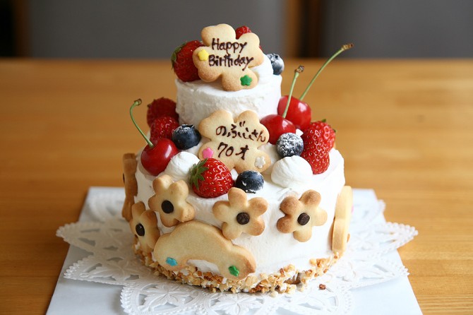 バースデーケーキ<br>７０歳