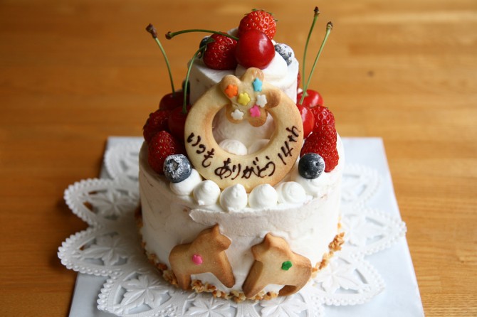結婚記念日のケーキ<br>１４年目