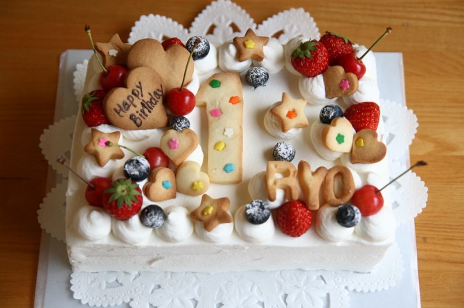 バースデーケーキ<br>１歳