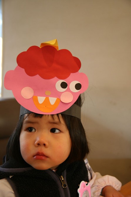 シブルに鬼が来ました。