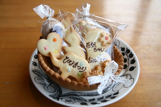 お手紙クッキー<br>ひな祭り