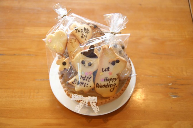 お手紙クッキー<br>ウエディング