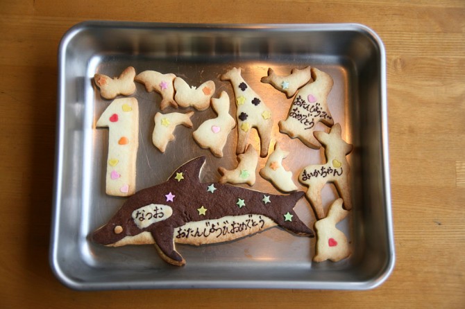 クッキーのプレート