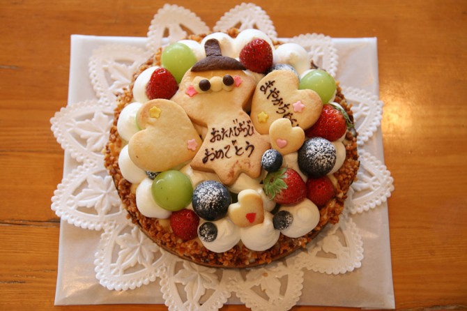 バースデーケーキ<br>タルト