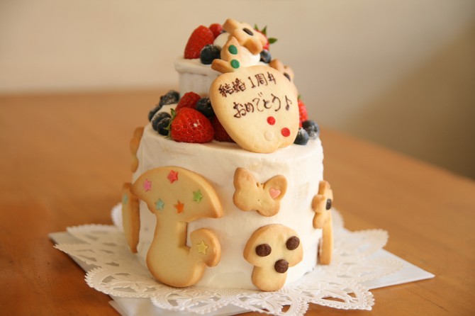 結婚記念日のケーキ