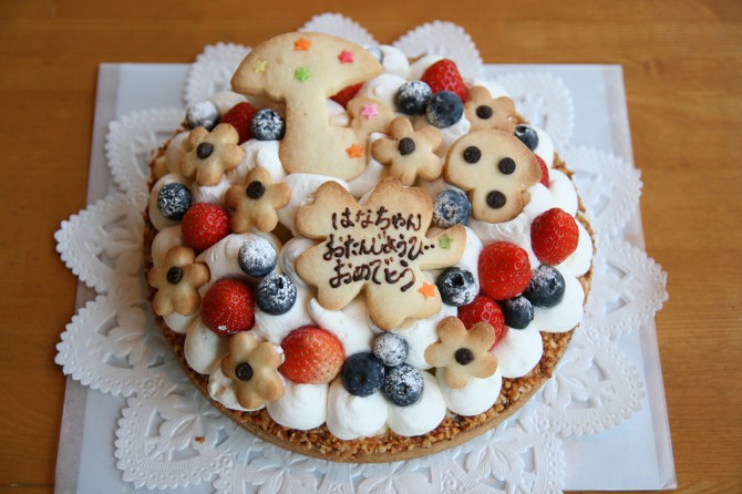 バースデーケーキ<br>21センチのタルト