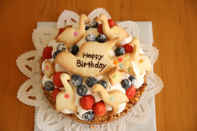 バースデーケーキ<br>bird