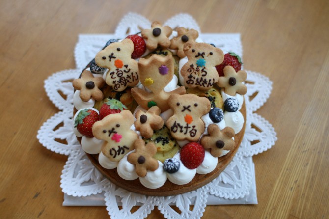 バースデーケーキ<br>タルト