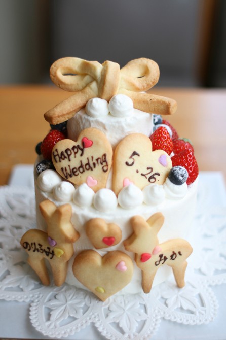 結婚記念日のケーキ