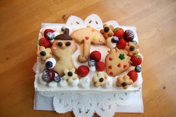 手土産のケーキ