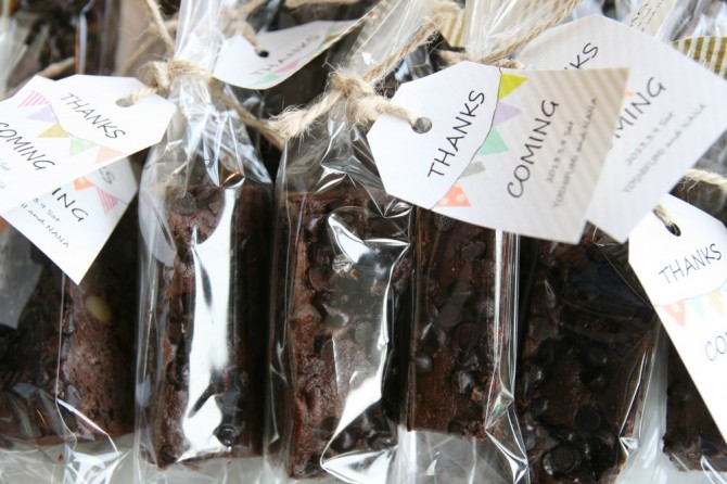 結婚式のプチギフト（サンプル２）