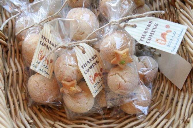 結婚式のプチギフト