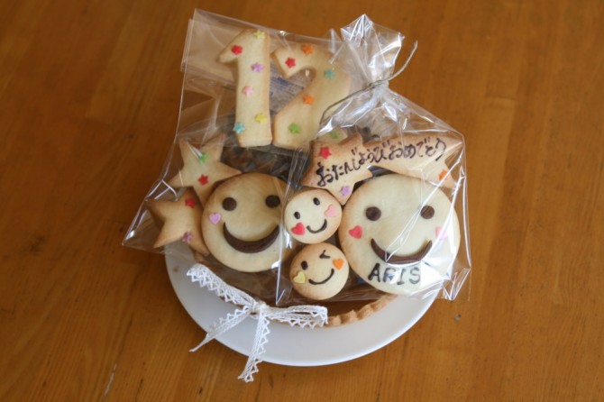 バースデーのお手紙クッキー