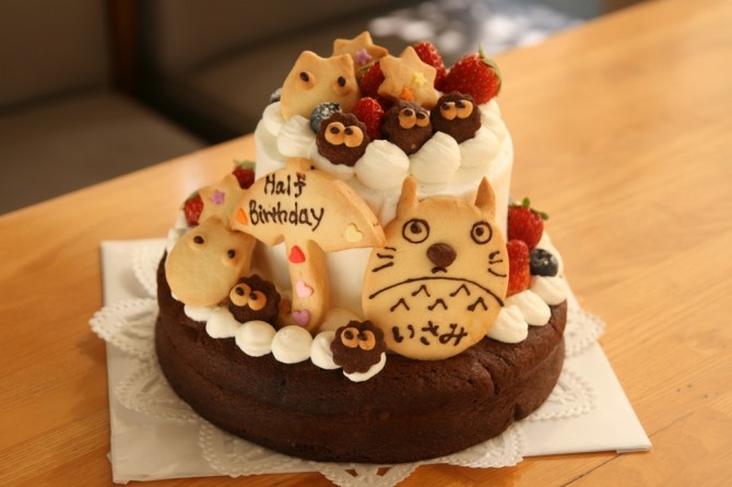 ハーフバースデーケーキ