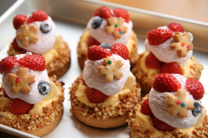 焼いてますよ〜