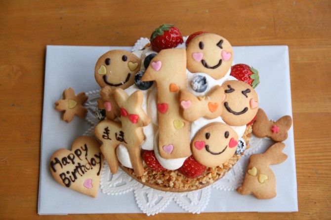 小さなバースデーケーキ