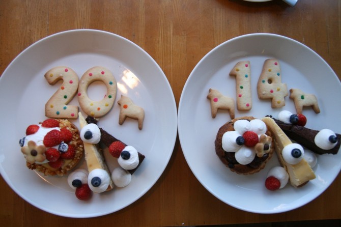 2014年の幸せケーキ