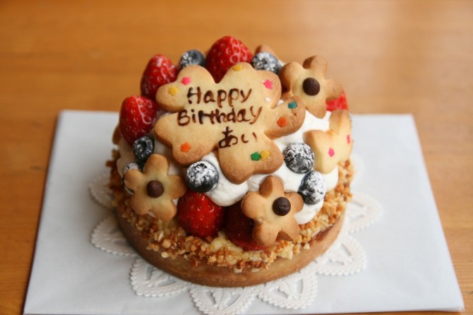 １２センチのフルーツタルト