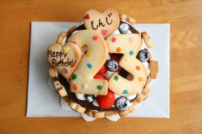 ２３歳のバースデーケーキ