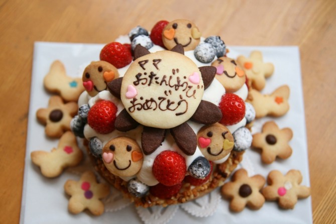 ママの誕生日ケーキ