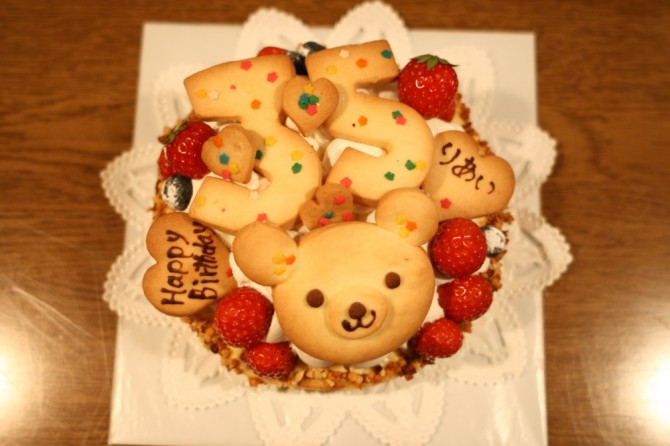 １７センチのフルーツタルト