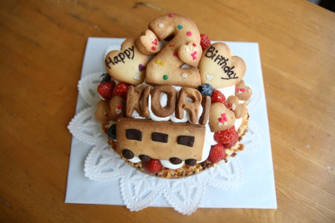 ２歳のバースデーケーキ