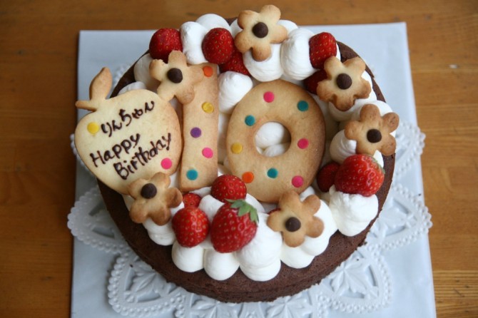 １０歳のバースデーケーキ