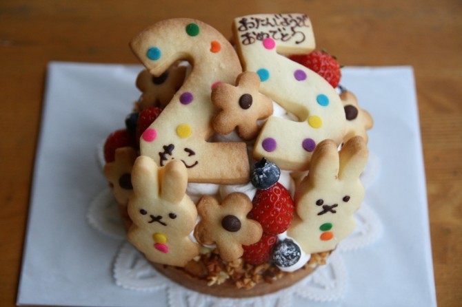 ２５歳のバースデーケーキ