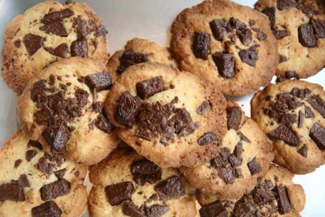 ココナッツとチョコクッキー