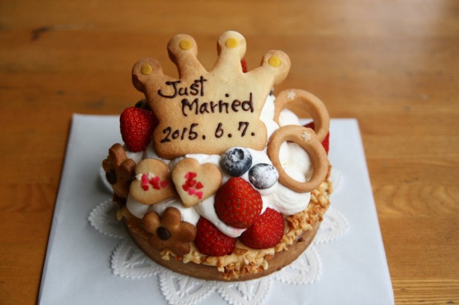 のせれていないケーキを一気に。