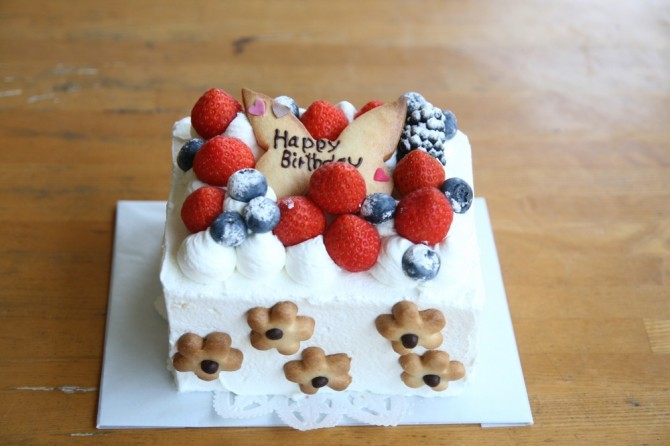 ４１歳になる美人ママのケーキ。