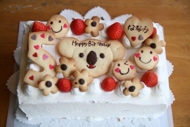 ５歳のバースデーケーキ