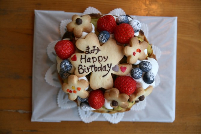 小さなバースデーケーキ